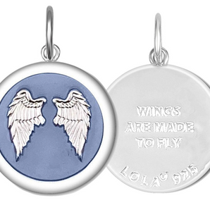Angel Wings Silver/Lavender
