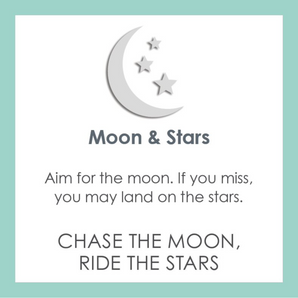 Moon & Stars Pale Blue/Silver