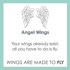 Angel Wings Silver/Seafoam