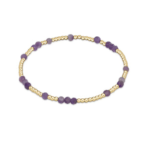 Hope Unwritten Bracelet in Amethyst