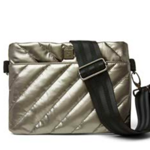 Diagonal Bum Bag 2.0 in Steel