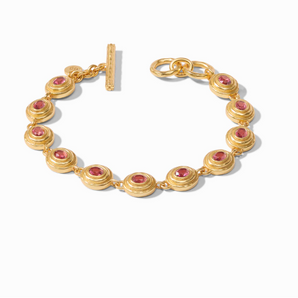 Tudor Tennis Bracelet in Raspberry