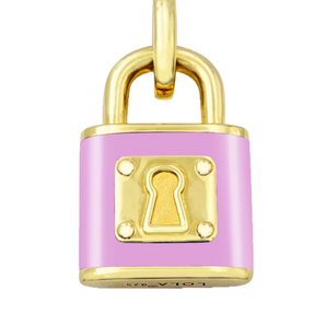 Love Lock Gold - Flamingo Pink