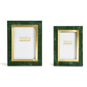 Green and Gold Frame
