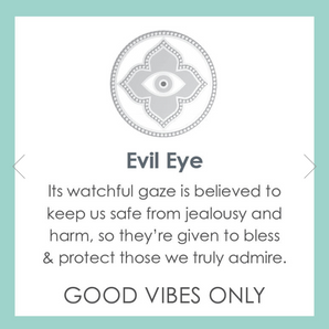 Evil Eye Silver - Turquoise