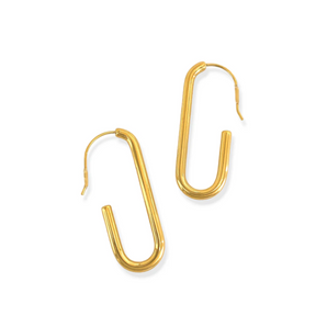 Water Resistant Paperclip Earring