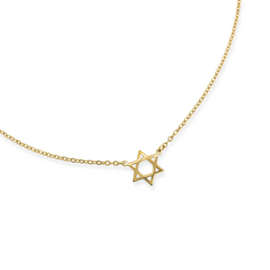 Water Resistant Star of David Necklace