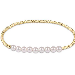 Classic Beaded Bliss 2.5mm/5mm Pearl Bracelet