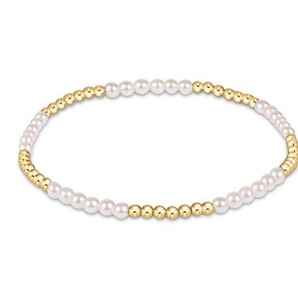 Classic Blissful 2.5mm/3mm Pearl Bracelet