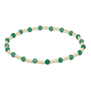 3mm Sincerity Bracelet in Green Onyx