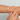2mm Cross Bracelet in Off White