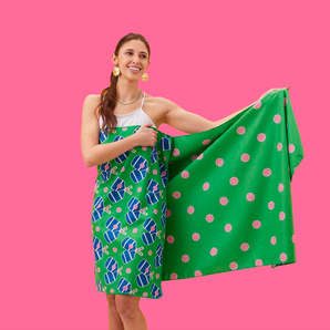 Reversible Beach Towel in Pickleball Fun