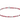 Hope Unwritten Sterling Silver Bracelet in Bright Pink