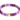 Ribbed Enamel Bracelet - Purple