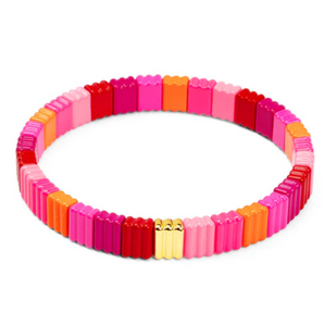 Ribbed Enamel Bracelet - NPnk