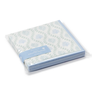 Coastal Paper Cocktail Napkin