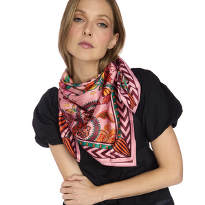 Rose Square Scarf
