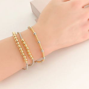 Two Tone Stretch Bracelet