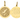 15mm Dove All Gold Gray Pearl