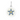 15mm Starfish in Periwinkle/Gold