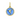 19mm Hummingbird in Periwinkle/Gold