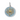 19mm Octopus Gold Pale Blue