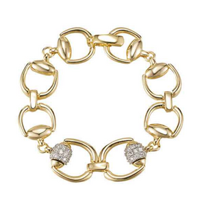 Pave Horsebit Bracelet