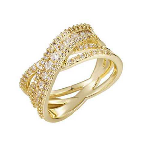 Crossover Cz Ring - 6