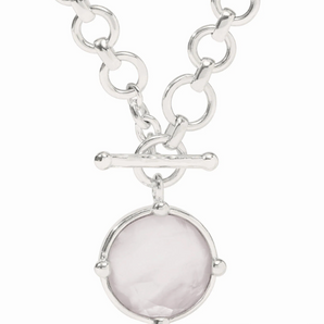 Honeybee Demi Necklace in Clear/Silver