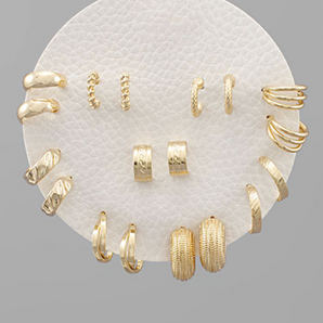 10 Pair Assorted Earrings