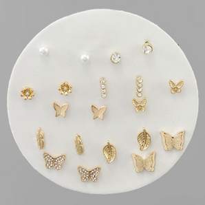 10 Pair Assorted Earrings