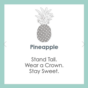 Pineapple Periwinkle/Gold
