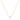 16" Small Cross Necklace in Off White