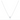 16" SS Small Cross Necklace