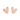 WR Heart Earrings in Pink