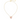 WR Heart Necklace in Pink