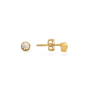 Water Resistant Crystal Stud Earring