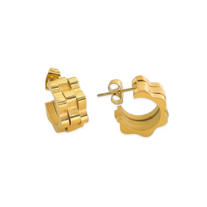 Water Resistant Watch Band Earring