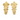 Water Resistant Drop Flower Earring