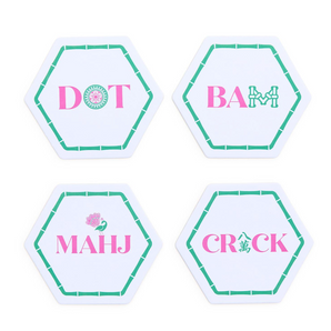 Let's Mahj Coasters Set/24