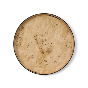 Burled Wood Tray