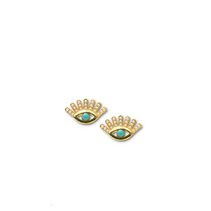 Mati Stud in Turquoise