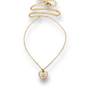Nora Short Necklace - Heart