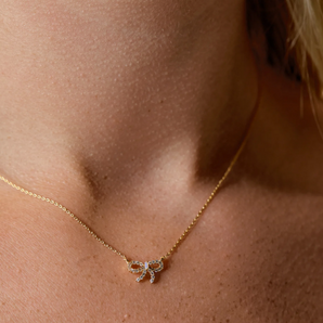 Bella Bow Short Necklace