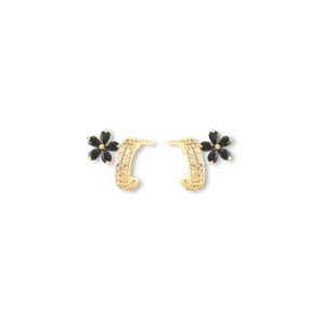 Christina Earring in Black