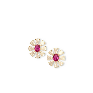Camila Earring in Ruby