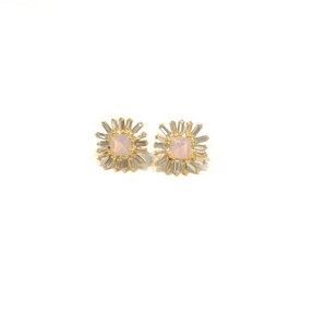 Amalie Stud in Rose Opal