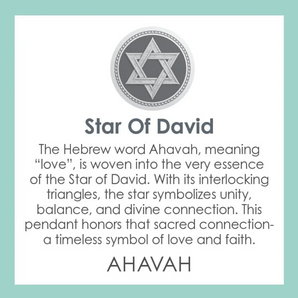19mm Star of David in Gold/Royal Blue