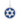 19mm Star of David in Silver/Royal Blue
