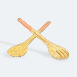Large Salad Server - Apricot